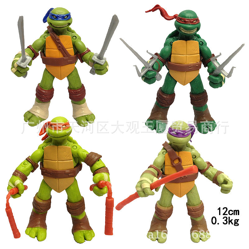 4pcs Ninja Turtles Action Figures